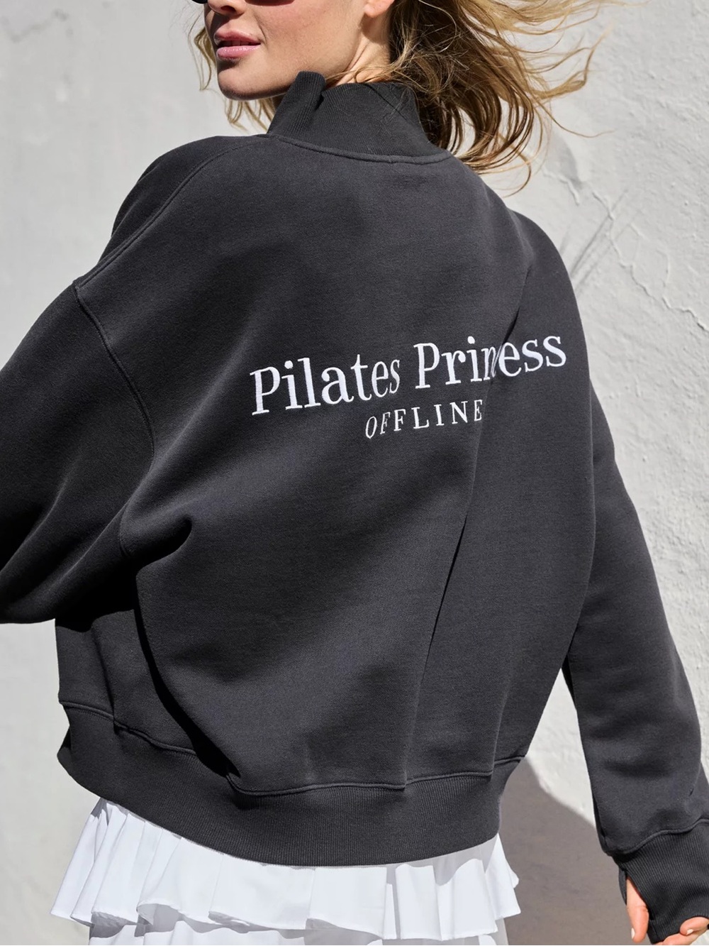 Aerie Cloud Fleece Quarter Zip Sweatshirt | Pilates Princess